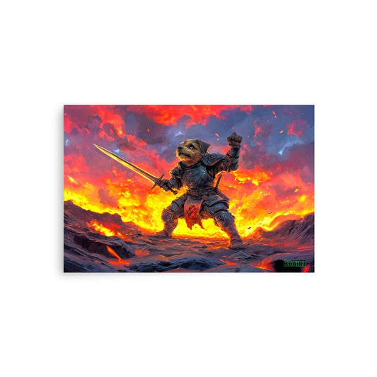 Emberpaw the Brave - Photo Paper Poster - BBairt