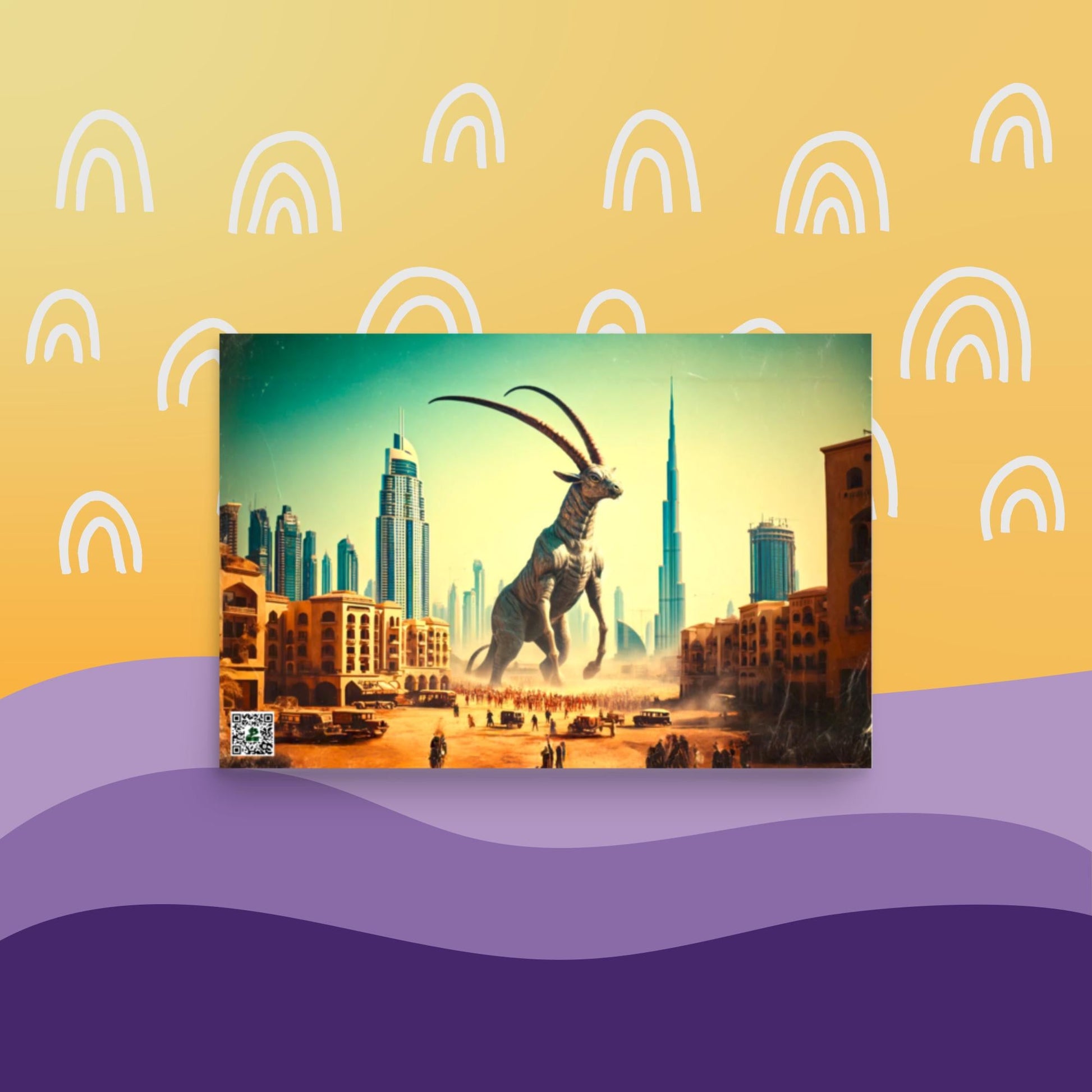 Emerati Oryx Eclipse - Photo paper poster - BBairt