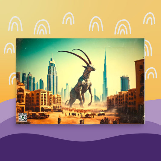 Emerati Oryx Eclipse - Photo paper poster - BBairt