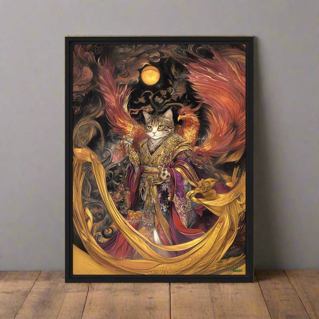 Empress Kyra – Framed Canvas Print - BBairt