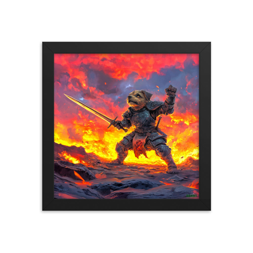 Emberpaw the Brave - Framed Matte Poster