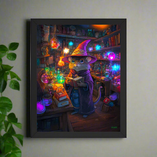 Magnus the Alchemist - Framed Matte Paper Poster