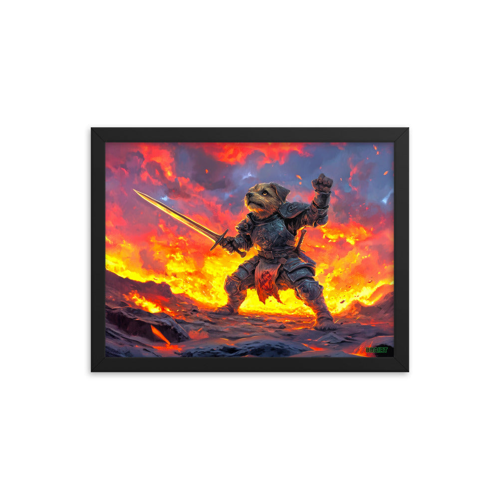 Emberpaw the Brave - Framed Matte Poster