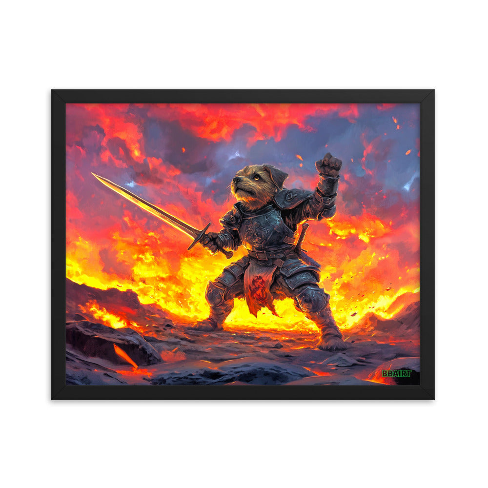 Emberpaw the Brave - Framed Matte Poster