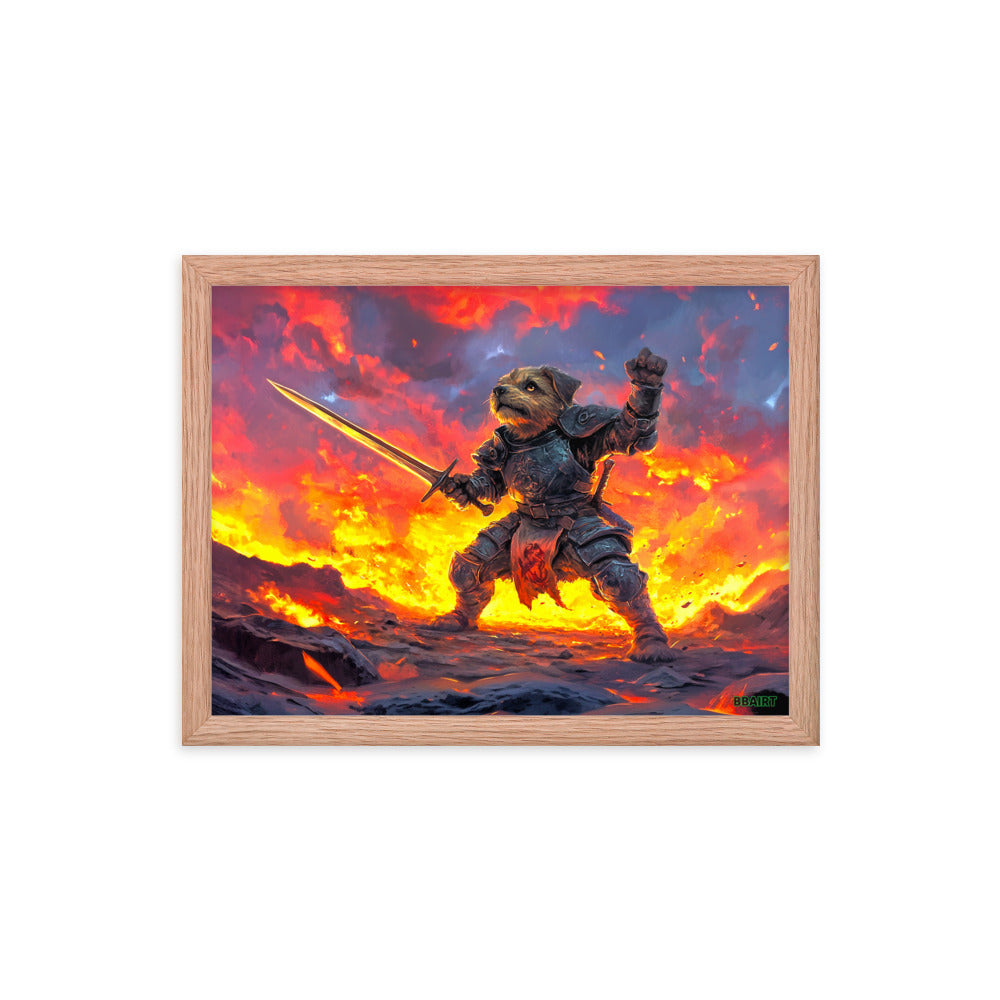 Emberpaw the Brave - Framed Matte Poster