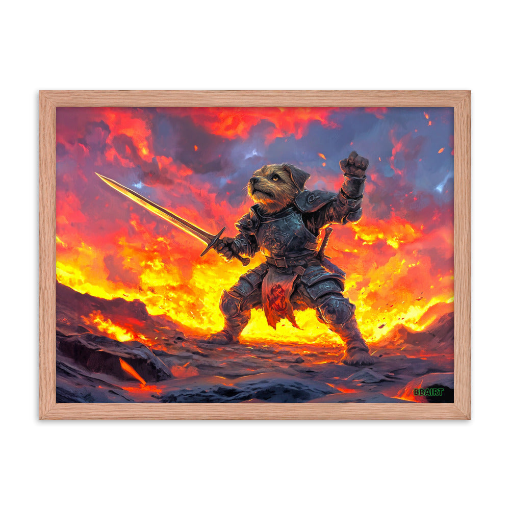 Emberpaw the Brave - Framed Matte Poster