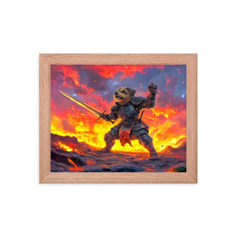 Emberpaw the Brave - Framed Matte Poster