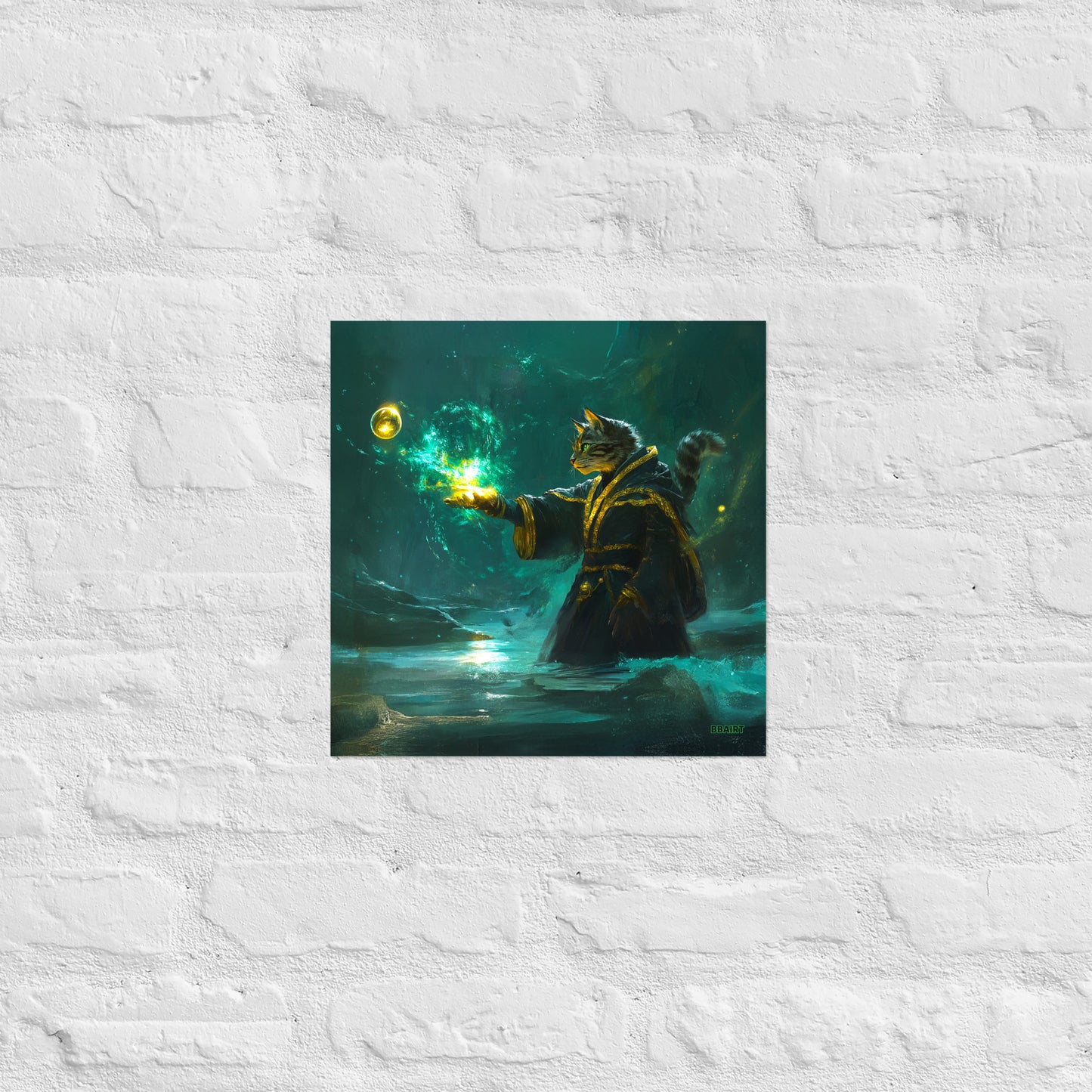 Mysticpaw the Spellcaster - Matte Poster