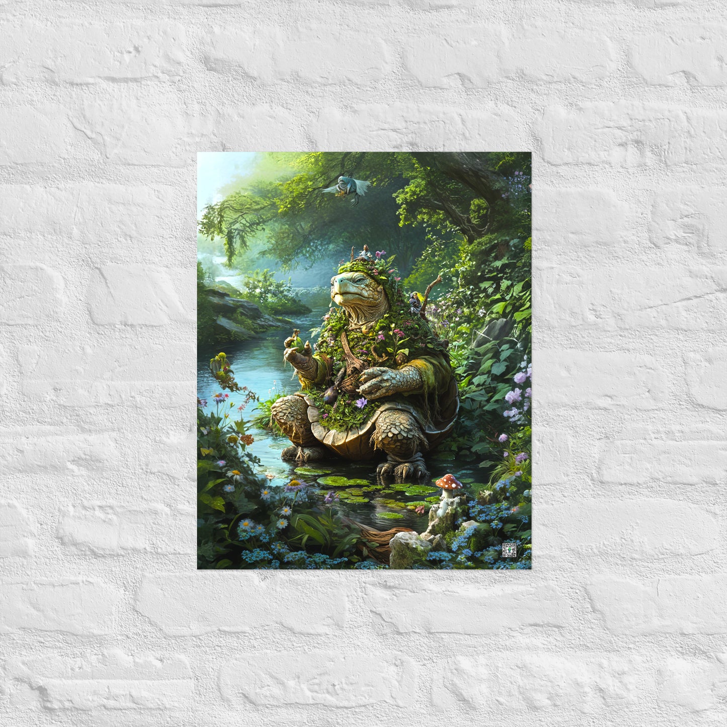 Wiseheart the Druid Turtle - Matte Poster