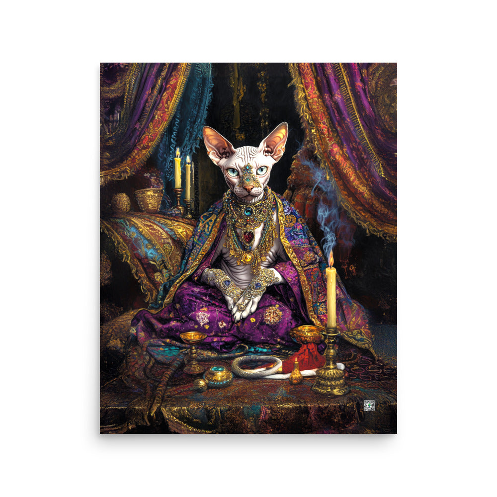 Her Majesty Sphinxara – Matte Poster