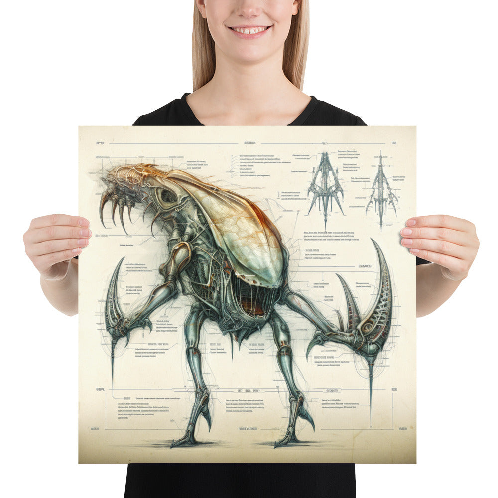 Morphovalis Scythicus - Matte Poster