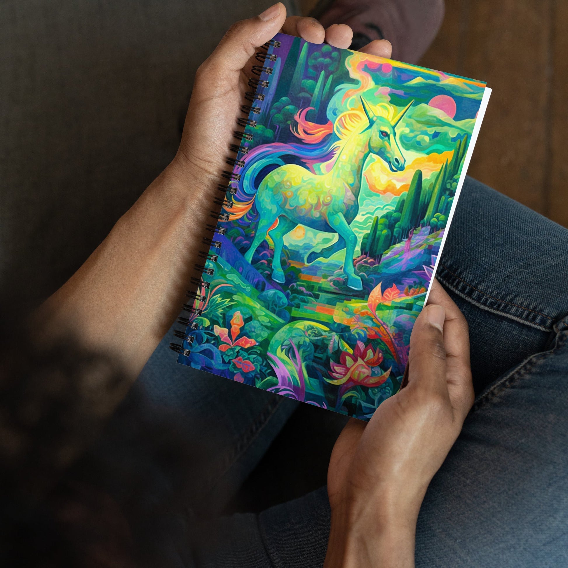 Enigma of the Valley - Spiral notebook - BBairt