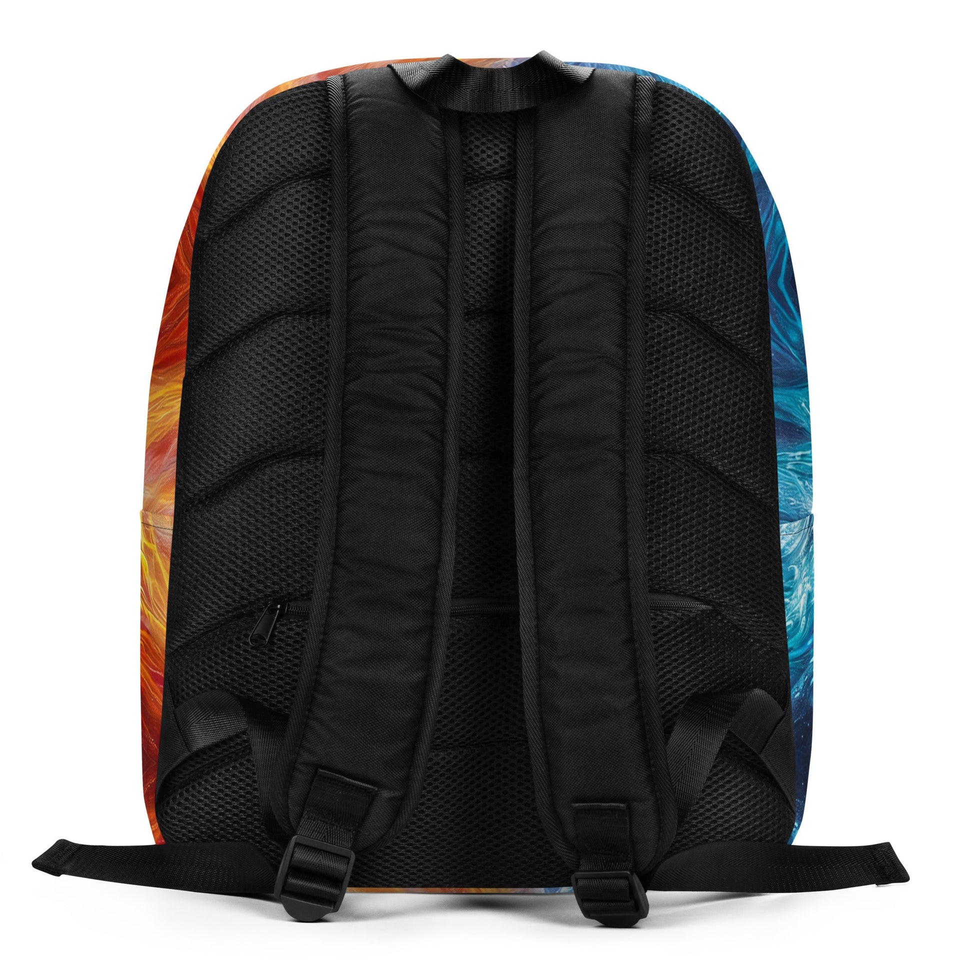 Equinox Harmony: Fire and Ice Guardians - Minimalist Backpack - BBairt