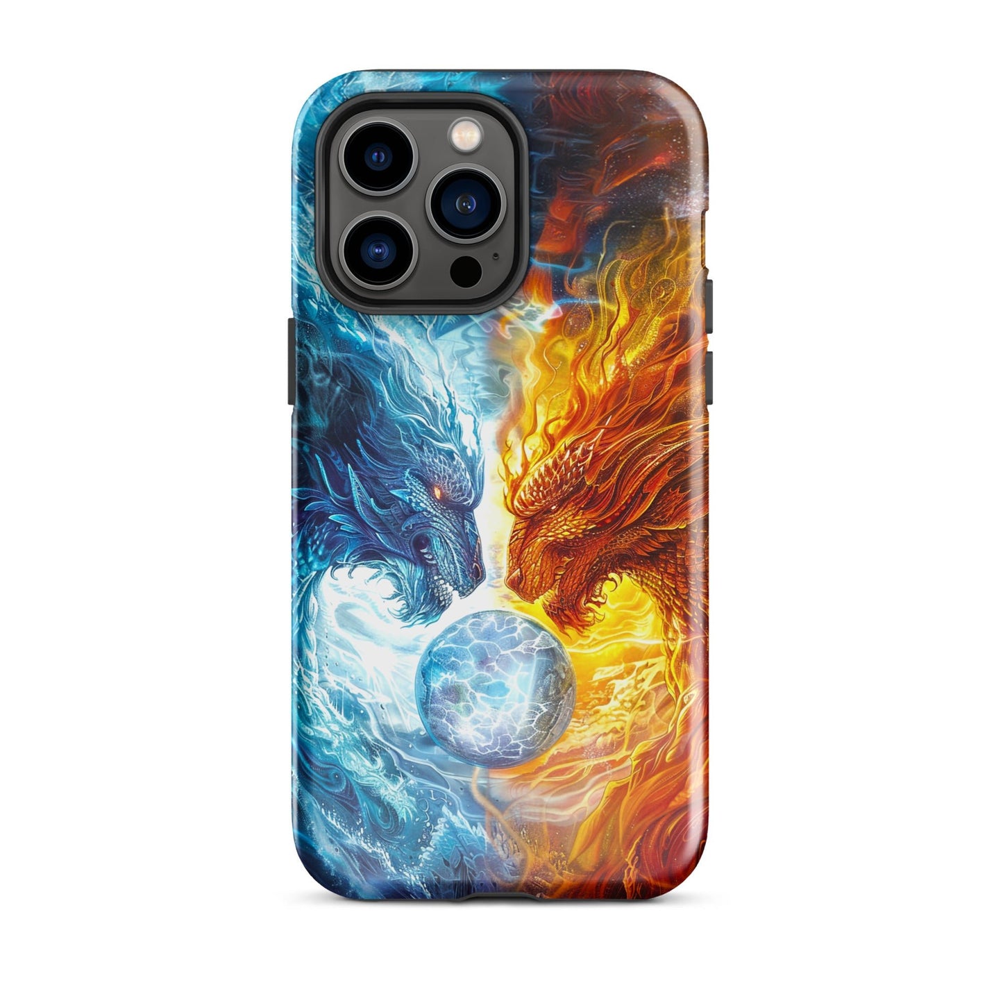 Equinox Harmony: Fire and Ice Guardians - Tough Case for iPhone® - BBairt