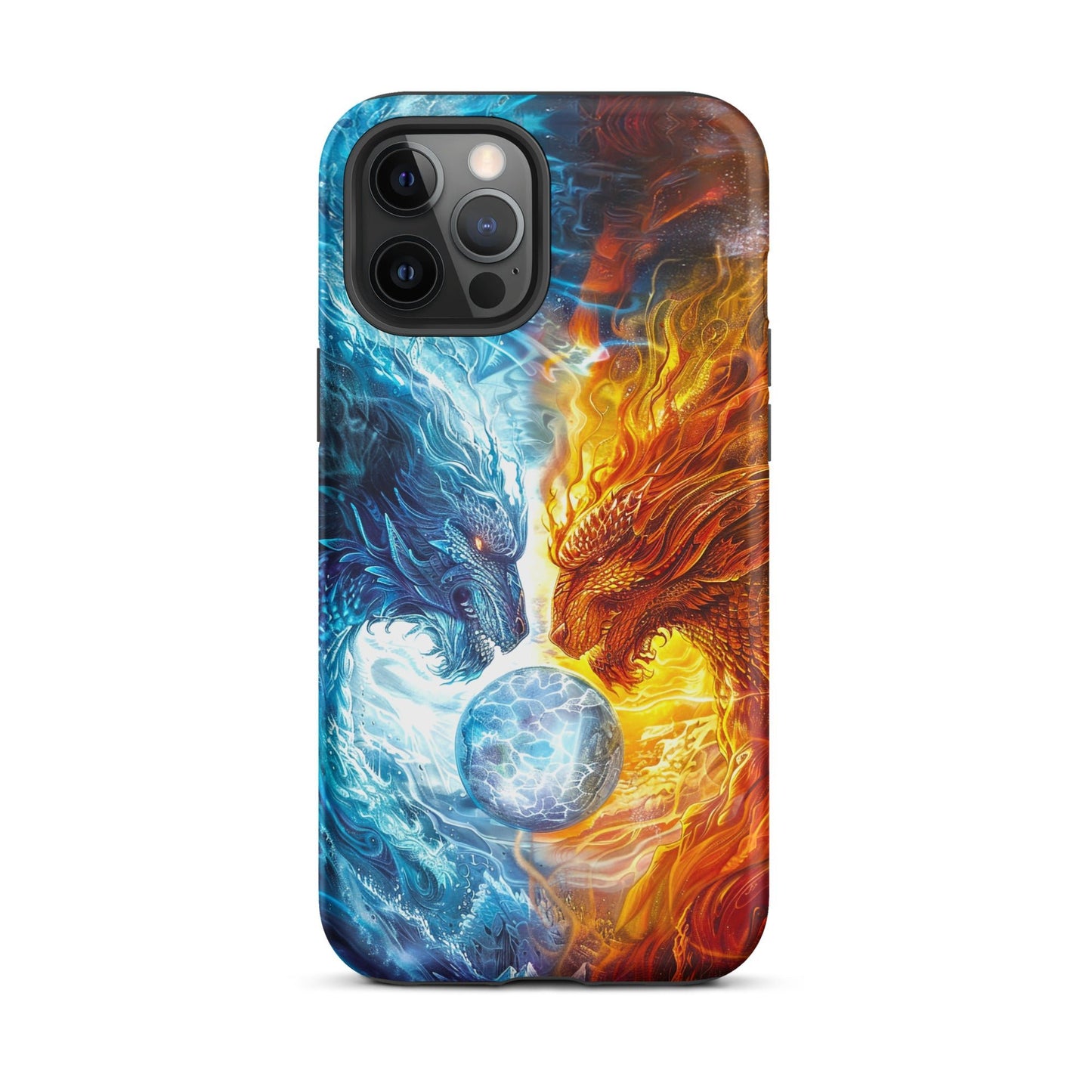 Equinox Harmony: Fire and Ice Guardians - Tough Case for iPhone® - BBairt