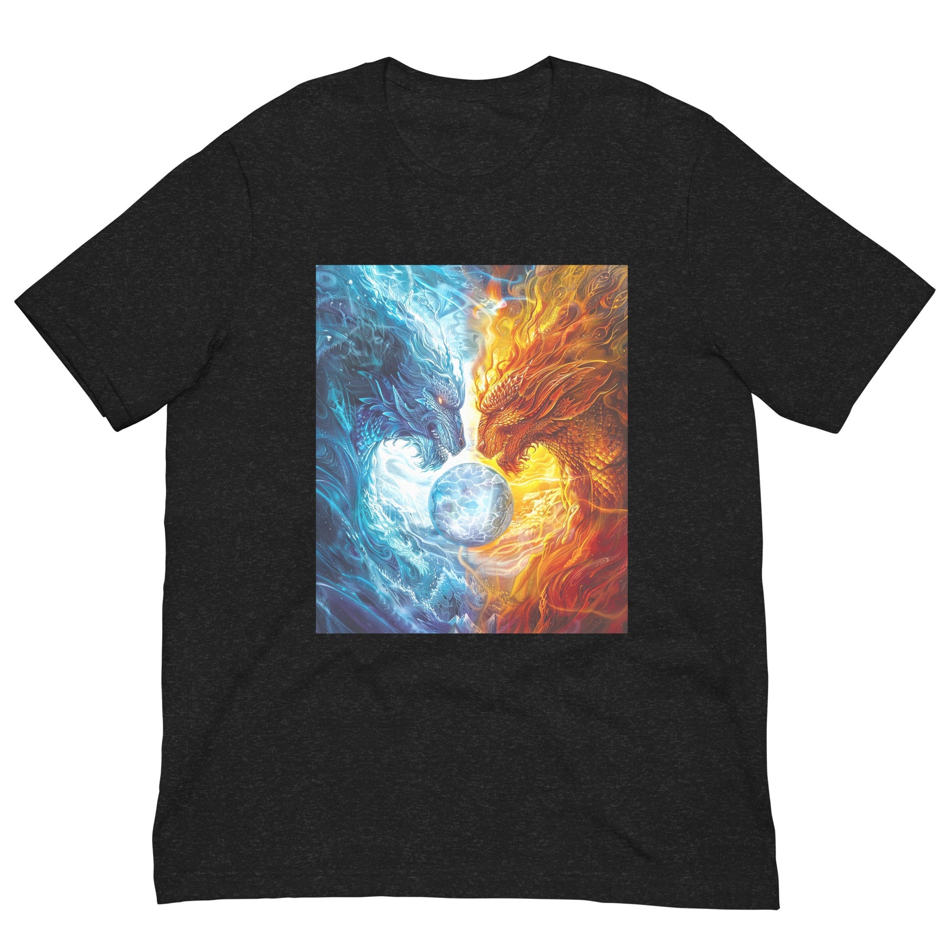 Equinox Harmony: Fire and Ice Guardians - Unisex t-shirt - BBairt