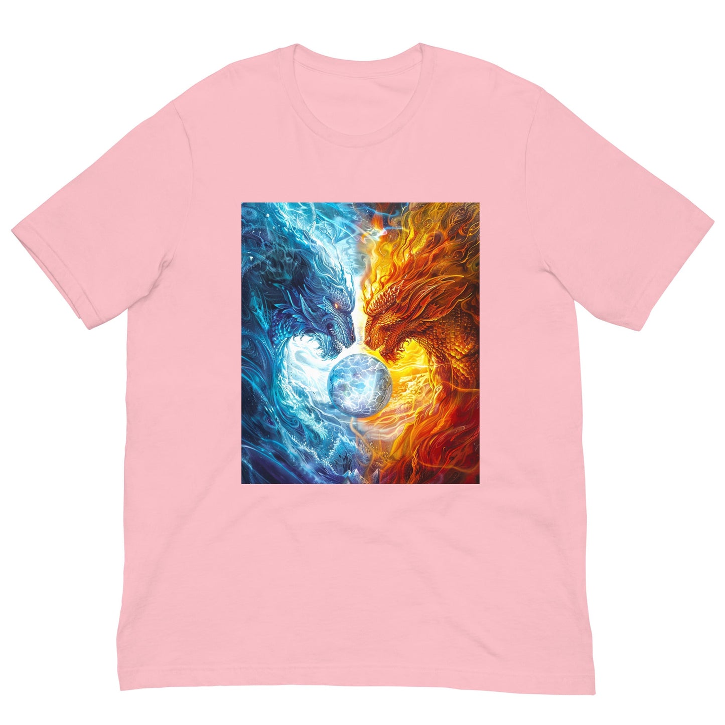 Equinox Harmony: Fire and Ice Guardians - Unisex t-shirt - BBairt