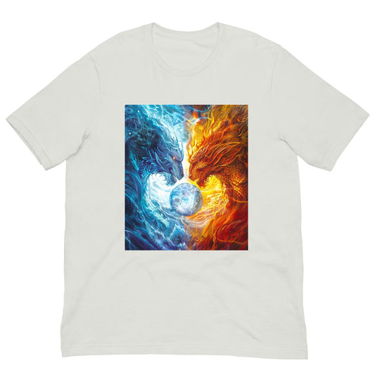 Equinox Harmony: Fire and Ice Guardians - Unisex t-shirt - BBairt