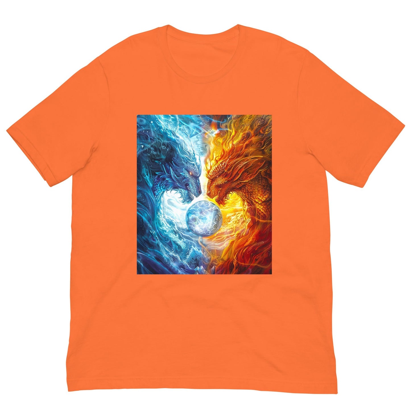 Equinox Harmony: Fire and Ice Guardians - Unisex t-shirt - BBairt