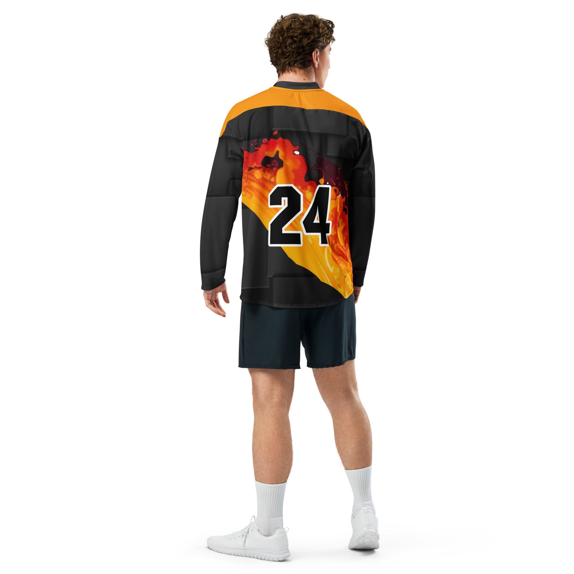 Eternal Harmony: Dual Dragon Hockey Jersey - BBairt