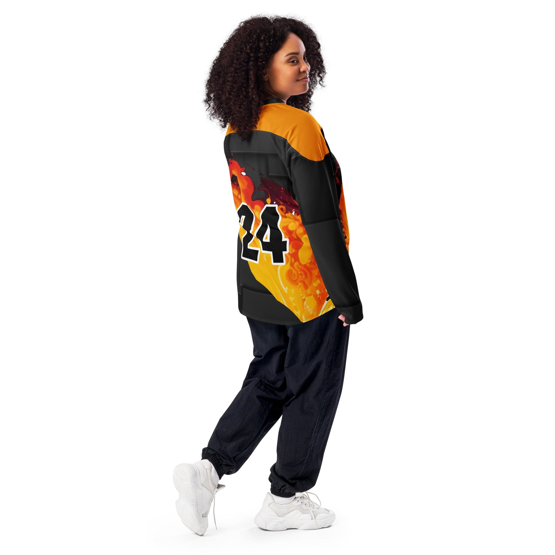 Eternal Harmony: Dual Dragon Hockey Jersey - BBairt