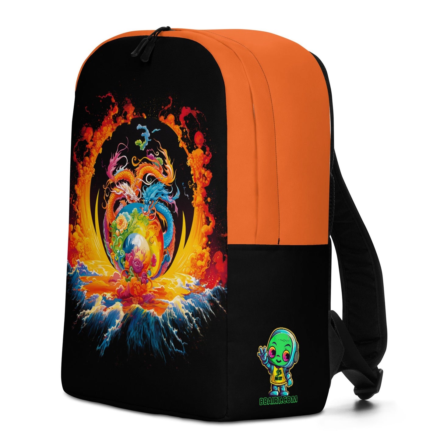 Eternal Harmony: Dual Dragon Minimalist Backpack - BBairt