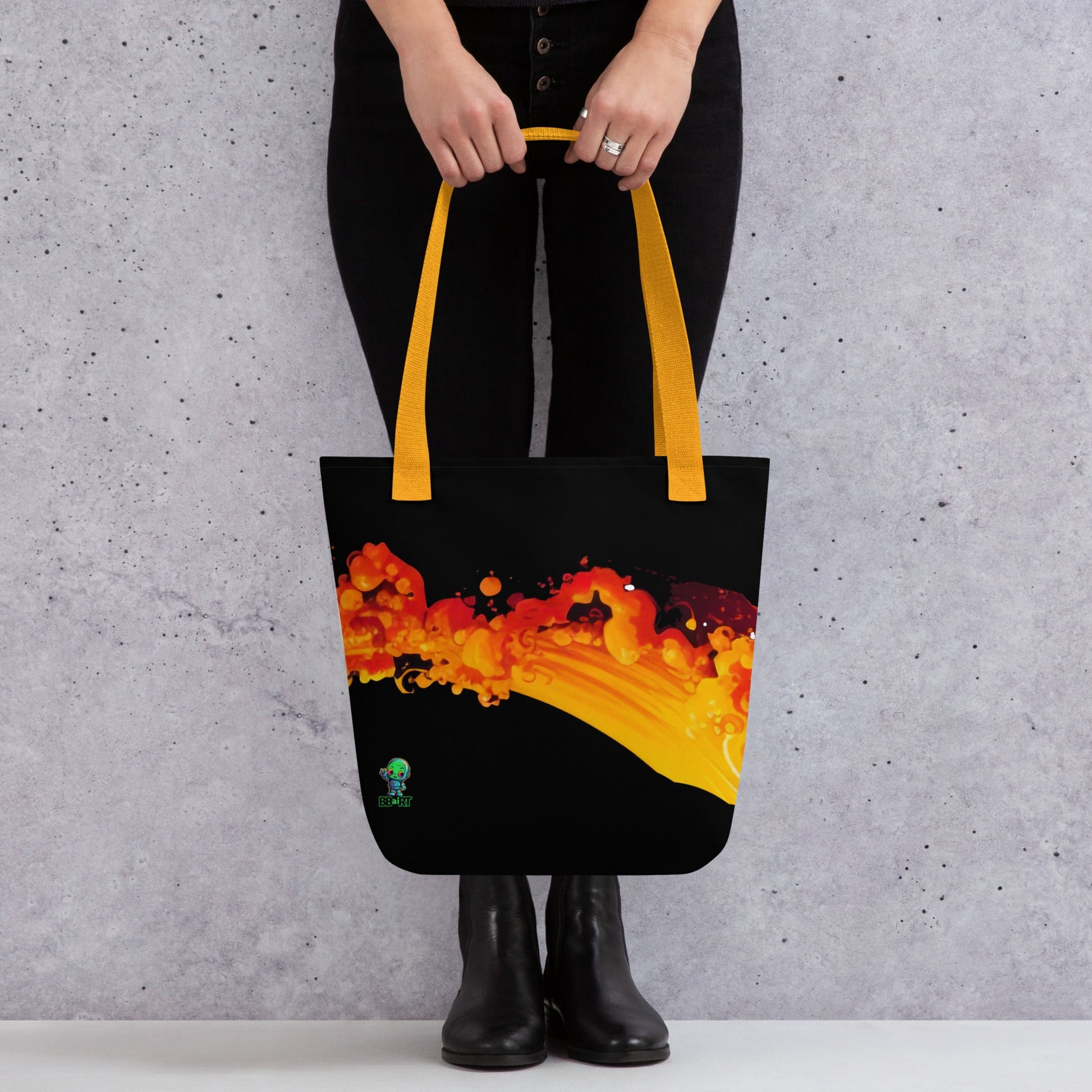 Eternal Harmony: Dual Dragon Tote Bag - BBairt