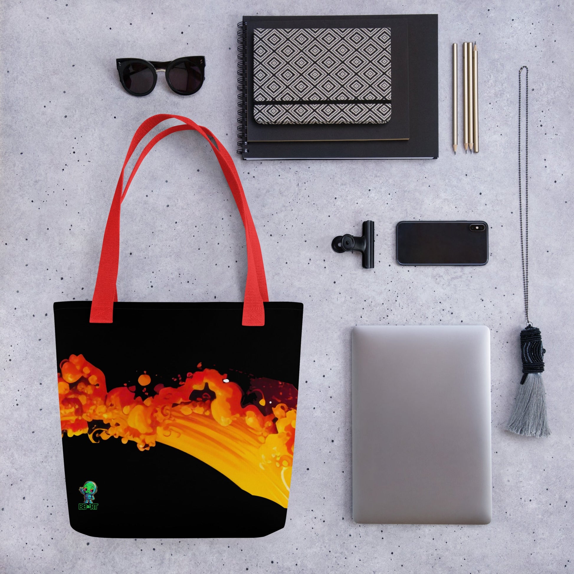Eternal Harmony: Dual Dragon Tote Bag - BBairt