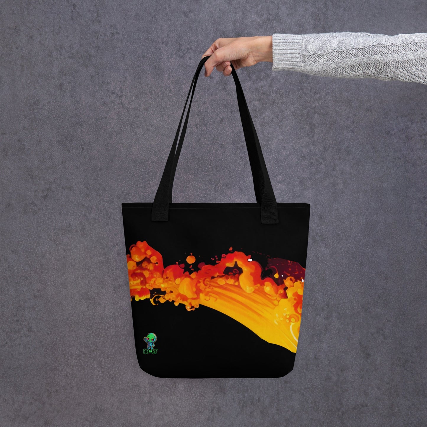 Eternal Harmony: Dual Dragon Tote Bag - BBairt