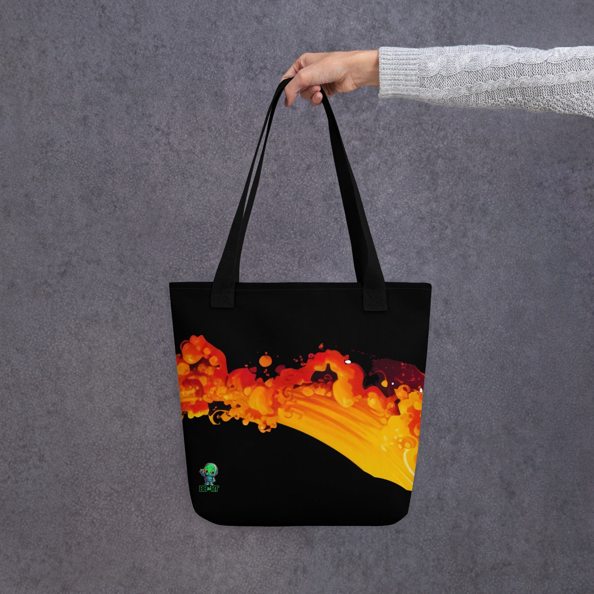 Eternal Harmony: Dual Dragon Tote Bag - BBairt