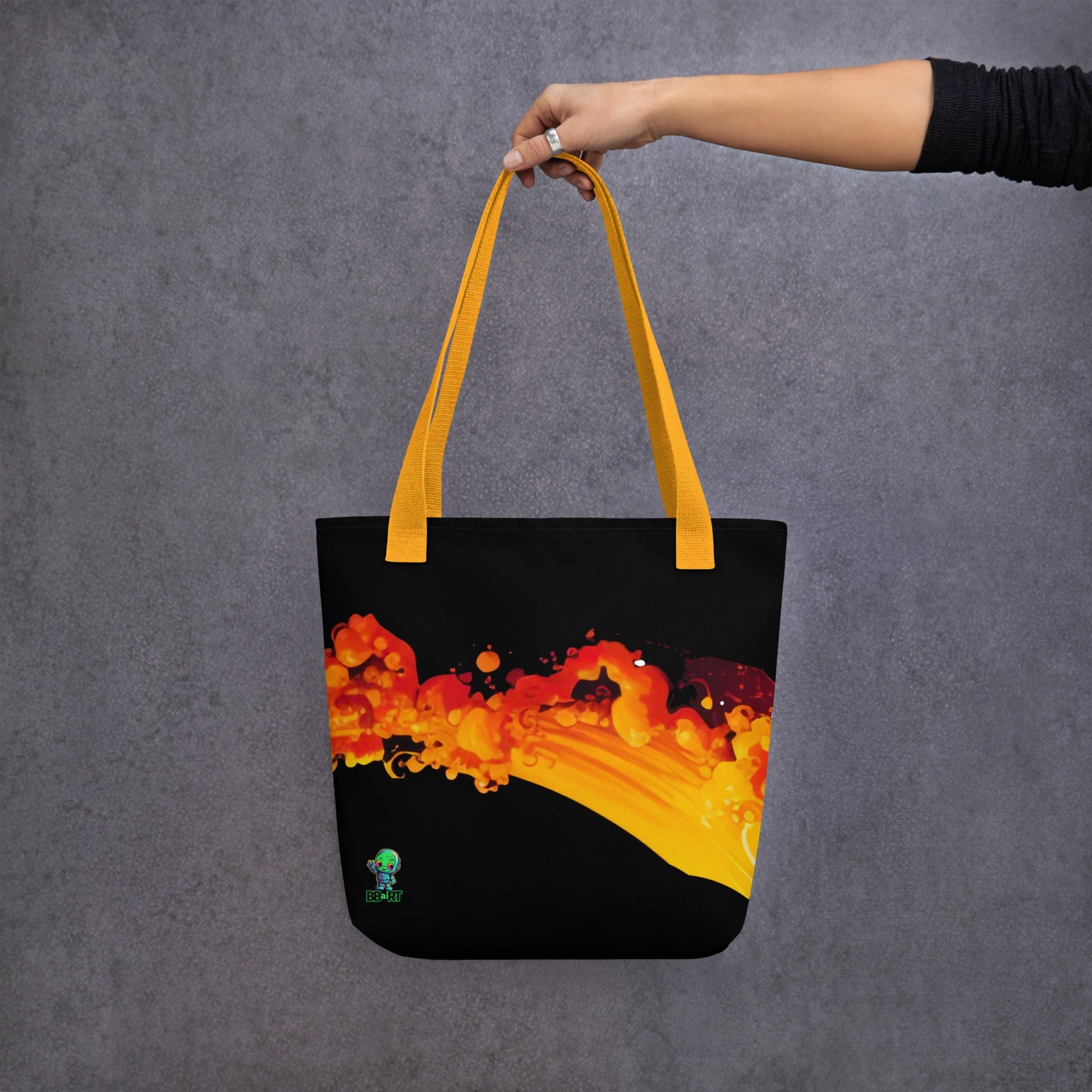 Eternal Harmony: Dual Dragon Tote Bag - BBairt