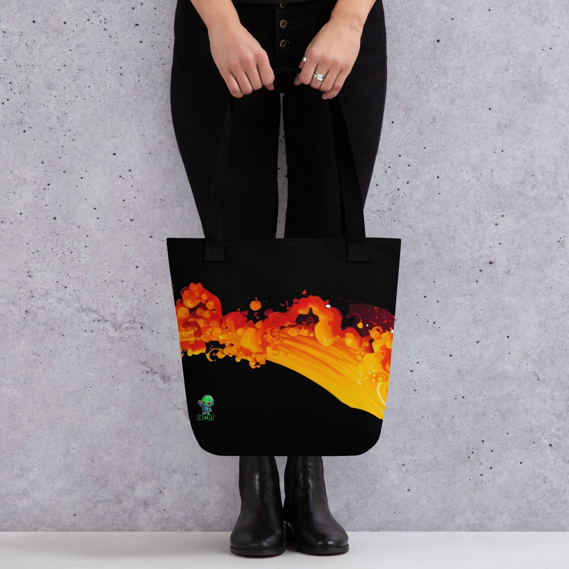 Eternal Harmony: Dual Dragon Tote Bag - BBairt