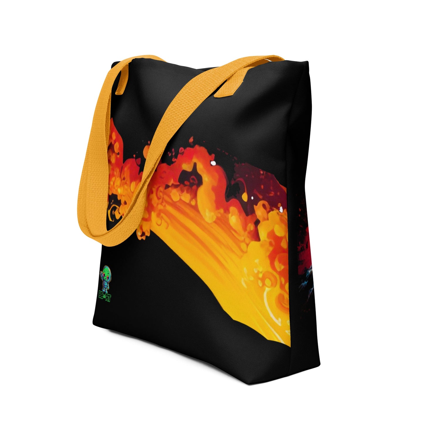 Eternal Harmony: Dual Dragon Tote Bag - BBairt