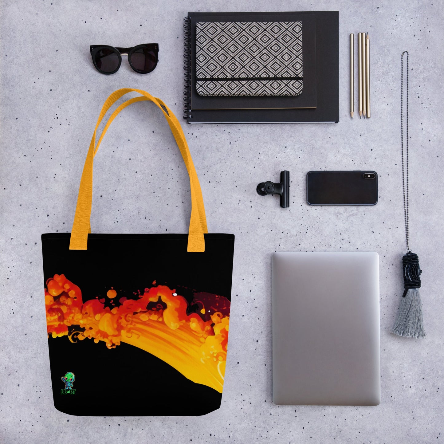 Eternal Harmony: Dual Dragon Tote Bag - BBairt