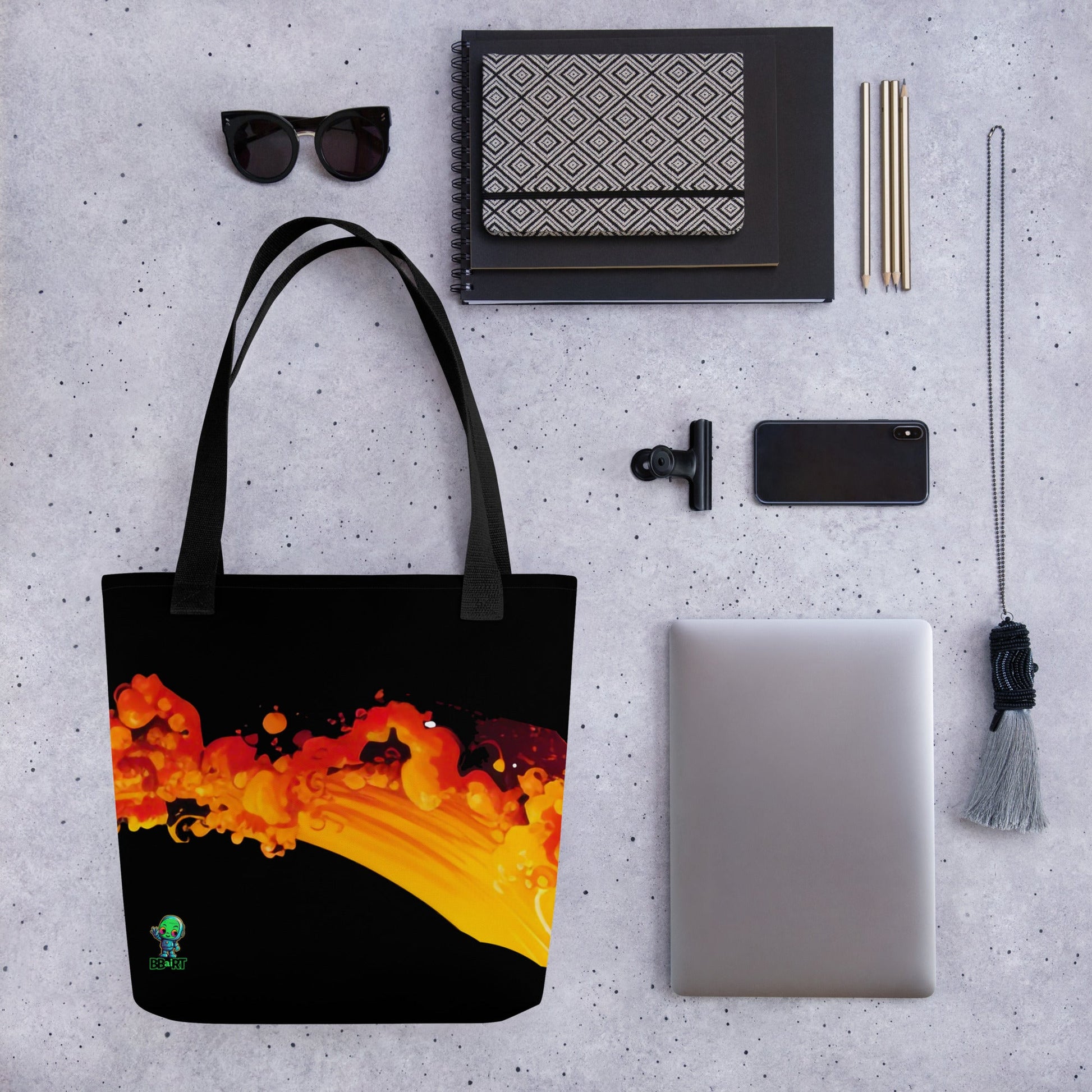 Eternal Harmony: Dual Dragon Tote Bag - BBairt