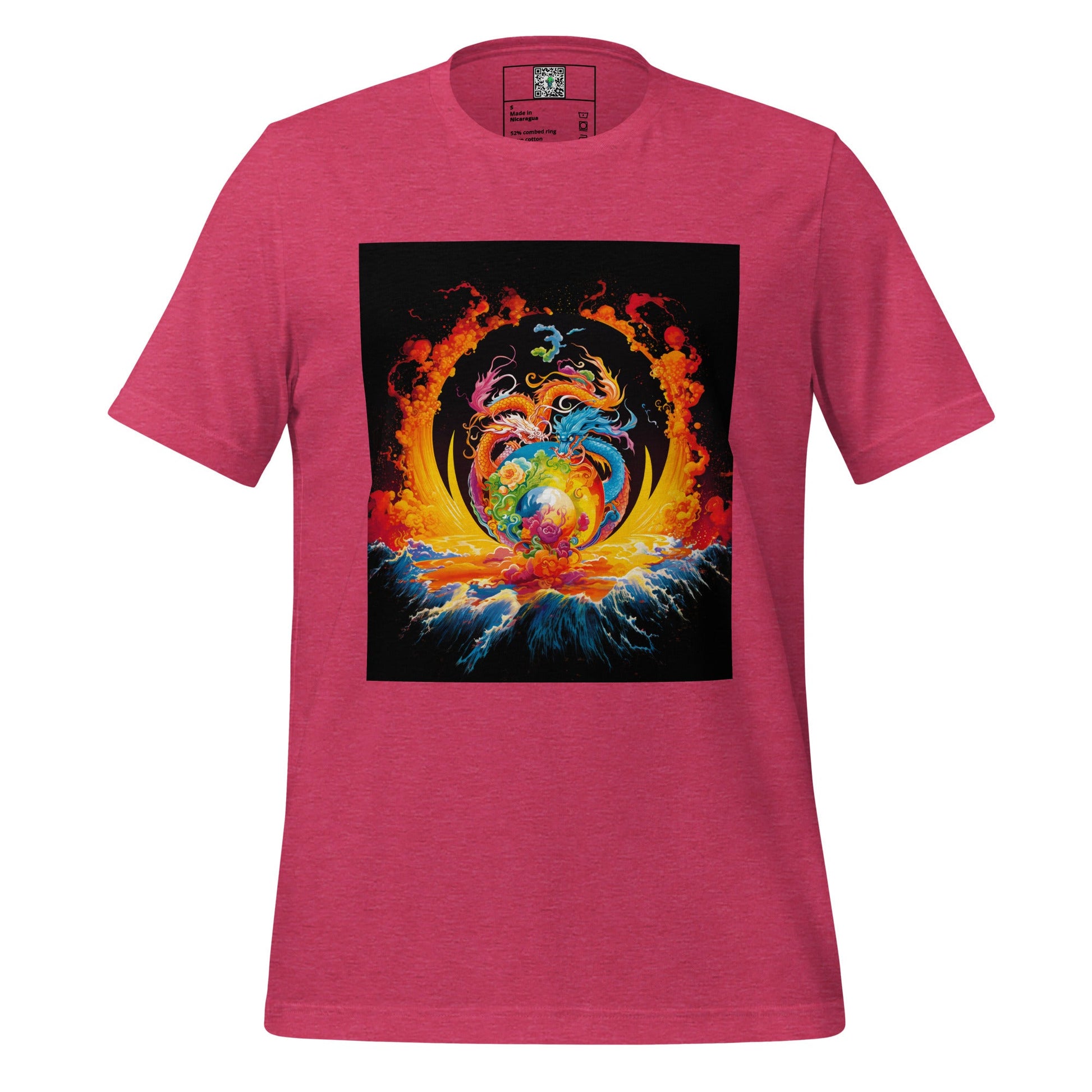 Eternal Harmony: Dual Dragon Unisex t-shirt - BBairt
