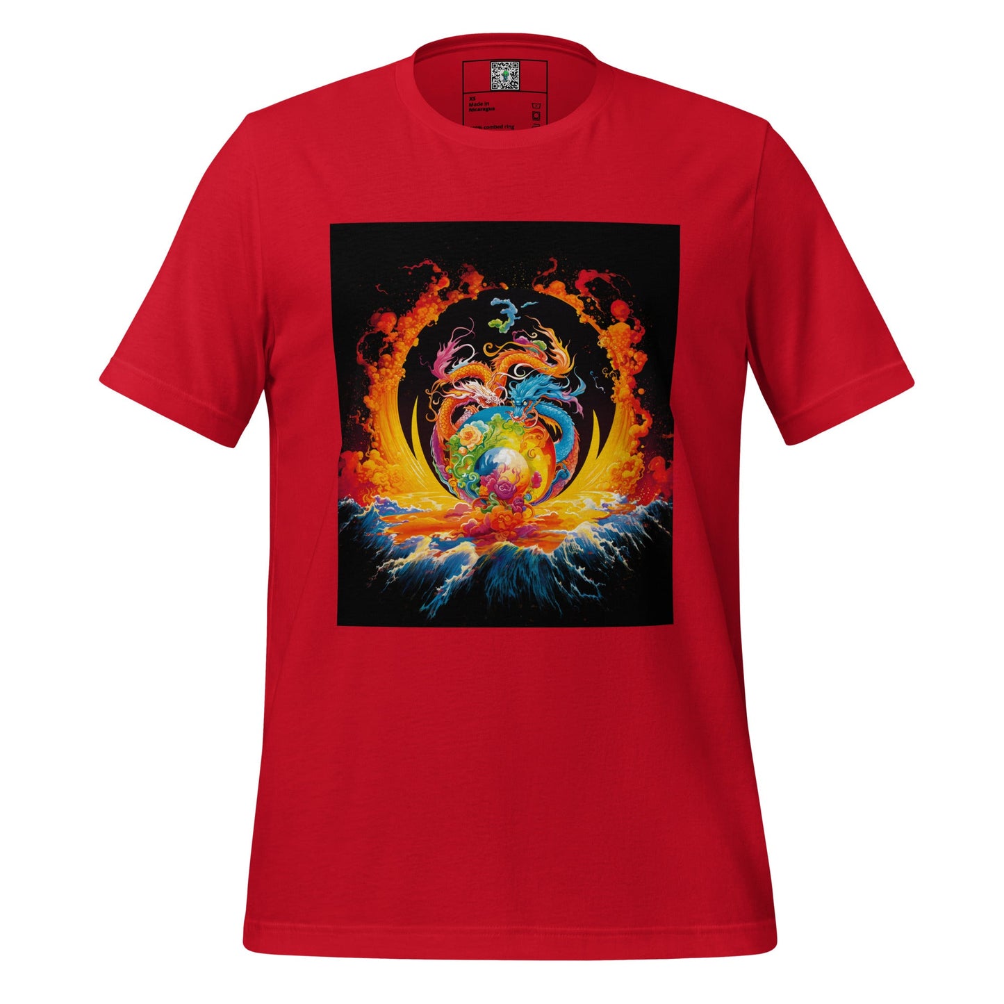 Eternal Harmony: Dual Dragon Unisex t-shirt - BBairt