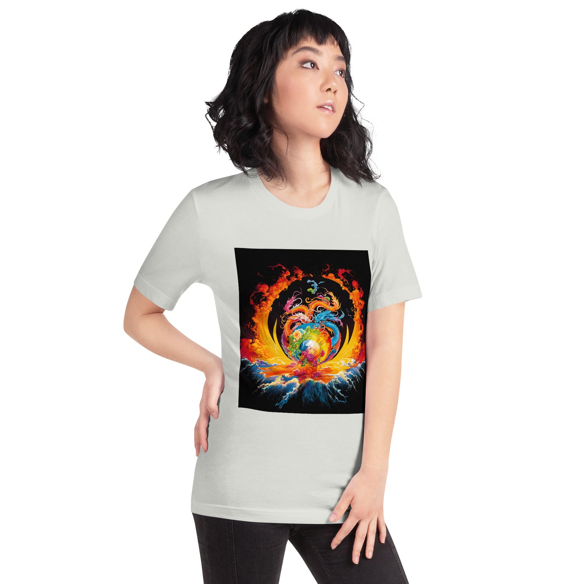 Eternal Harmony: Dual Dragon Unisex t-shirt - BBairt