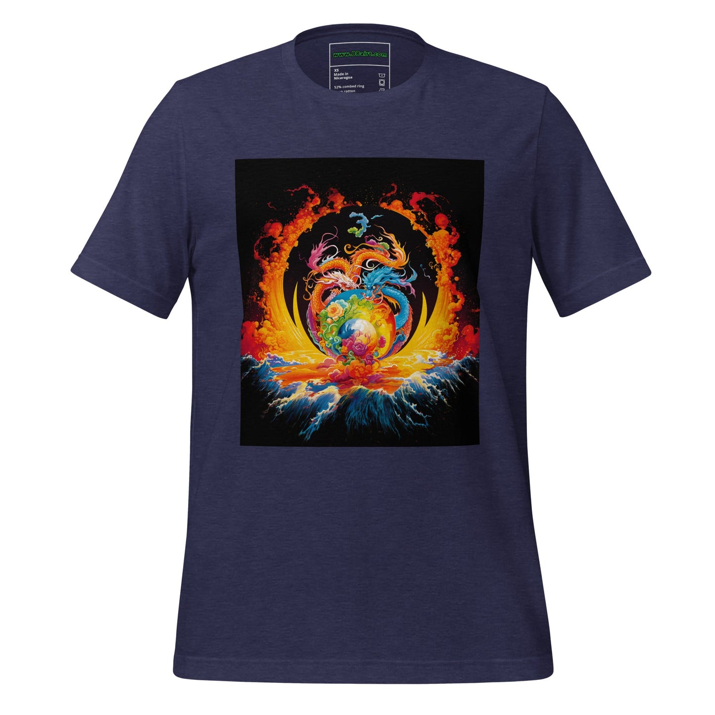 Eternal Harmony: Dual Dragon Unisex t-shirt - BBairt
