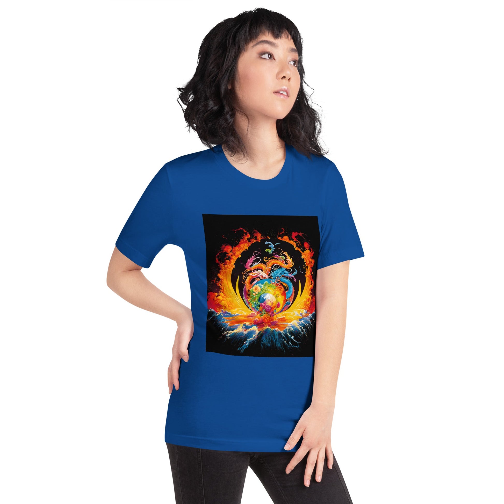Eternal Harmony: Dual Dragon Unisex t-shirt - BBairt