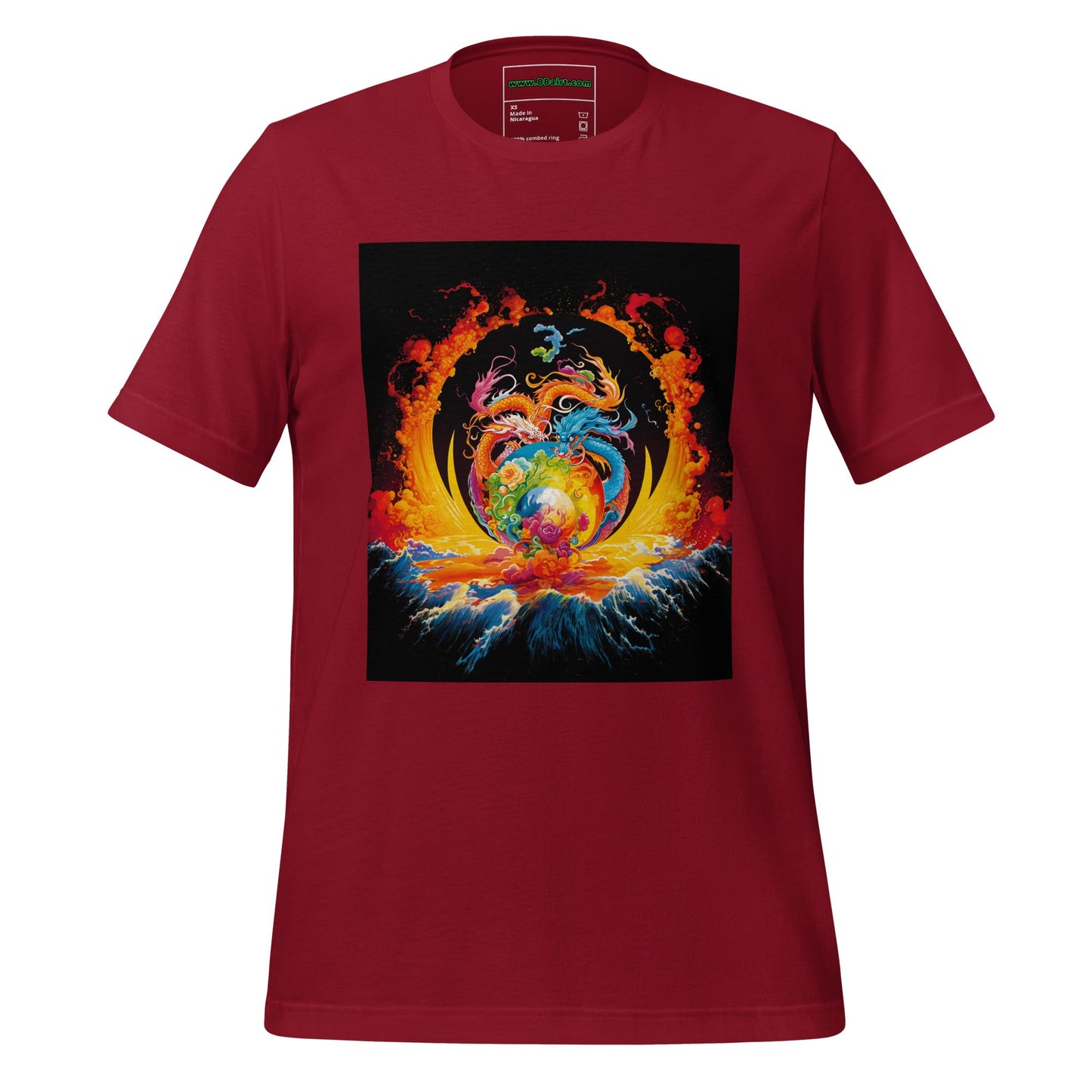Eternal Harmony: Dual Dragon Unisex t-shirt - BBairt