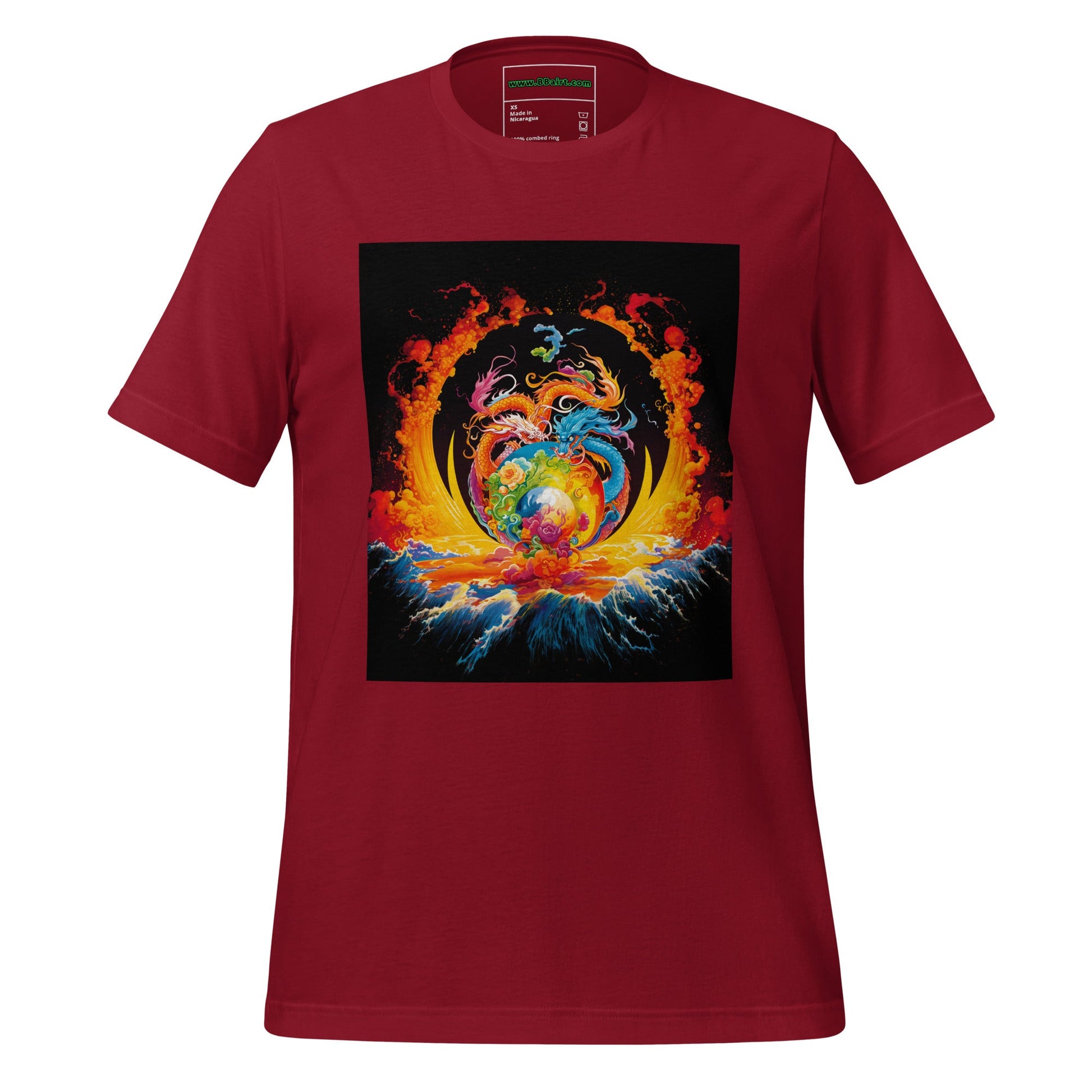 Eternal Harmony: Dual Dragon Unisex t-shirt - BBairt
