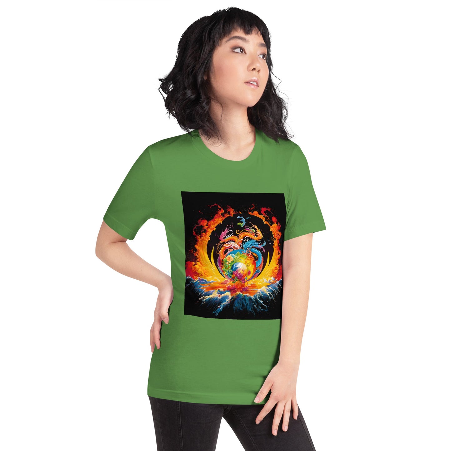 Eternal Harmony: Dual Dragon Unisex t-shirt - BBairt