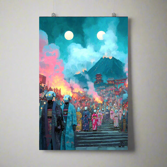 Festival of the Twin Moons – Photo Paper Poster - BBairt
