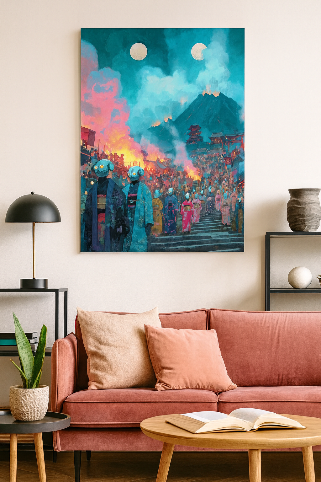 Festival of the Twin Moons – Photo Paper Poster - BBairt