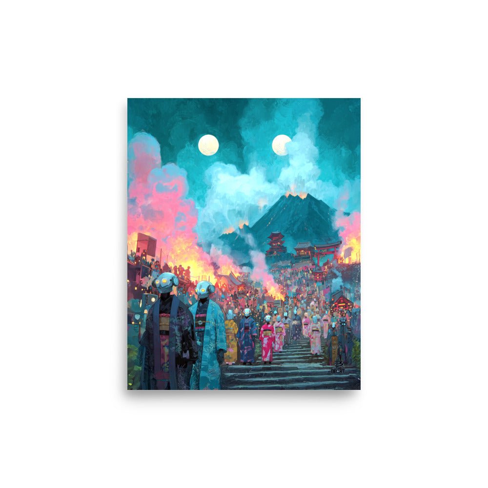 Festival of the Twin Moons – Photo Paper Poster - BBairt