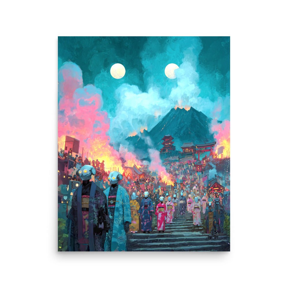Festival of the Twin Moons – Photo Paper Poster - BBairt