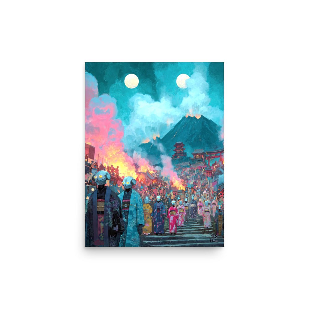 Festival of the Twin Moons – Photo Paper Poster - BBairt