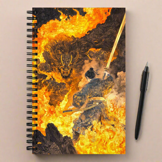 Flameborn Duel Spiral Notebook - Mythic Jheyz Collection - BBairt