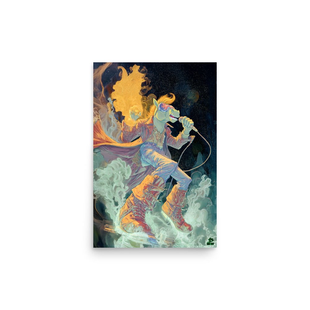 Flarehoof the Micbreaker – Photo Paper Poster - BBairt